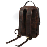 Full-Grain Leather Laptop Backpack – Professional Work Travel Bag