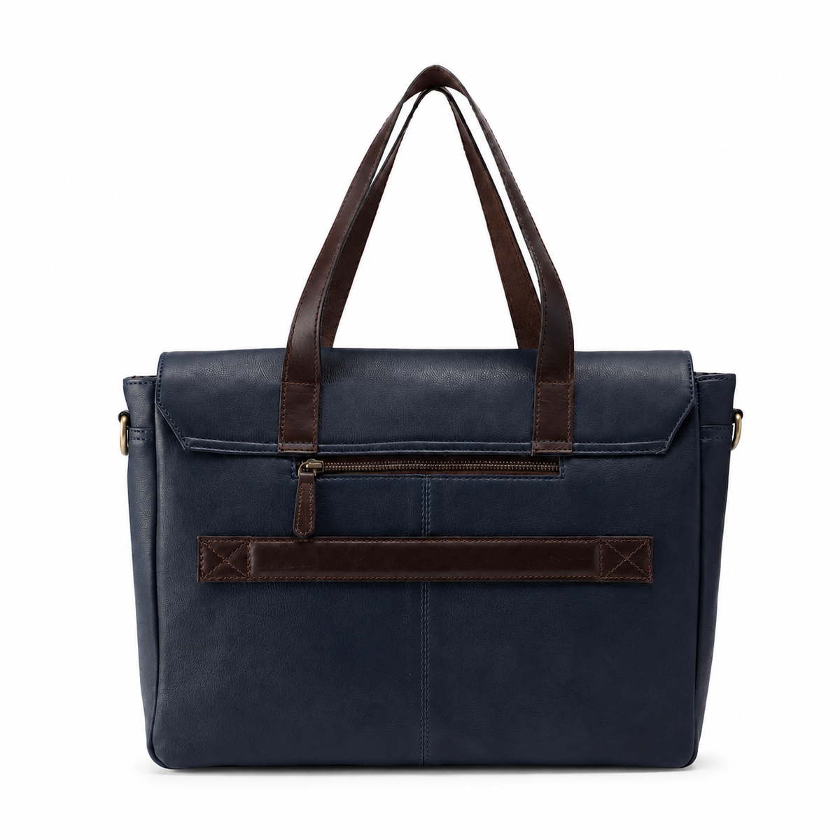 Genuine Leather Laptop Messenger Bag – Office Travel Satchel