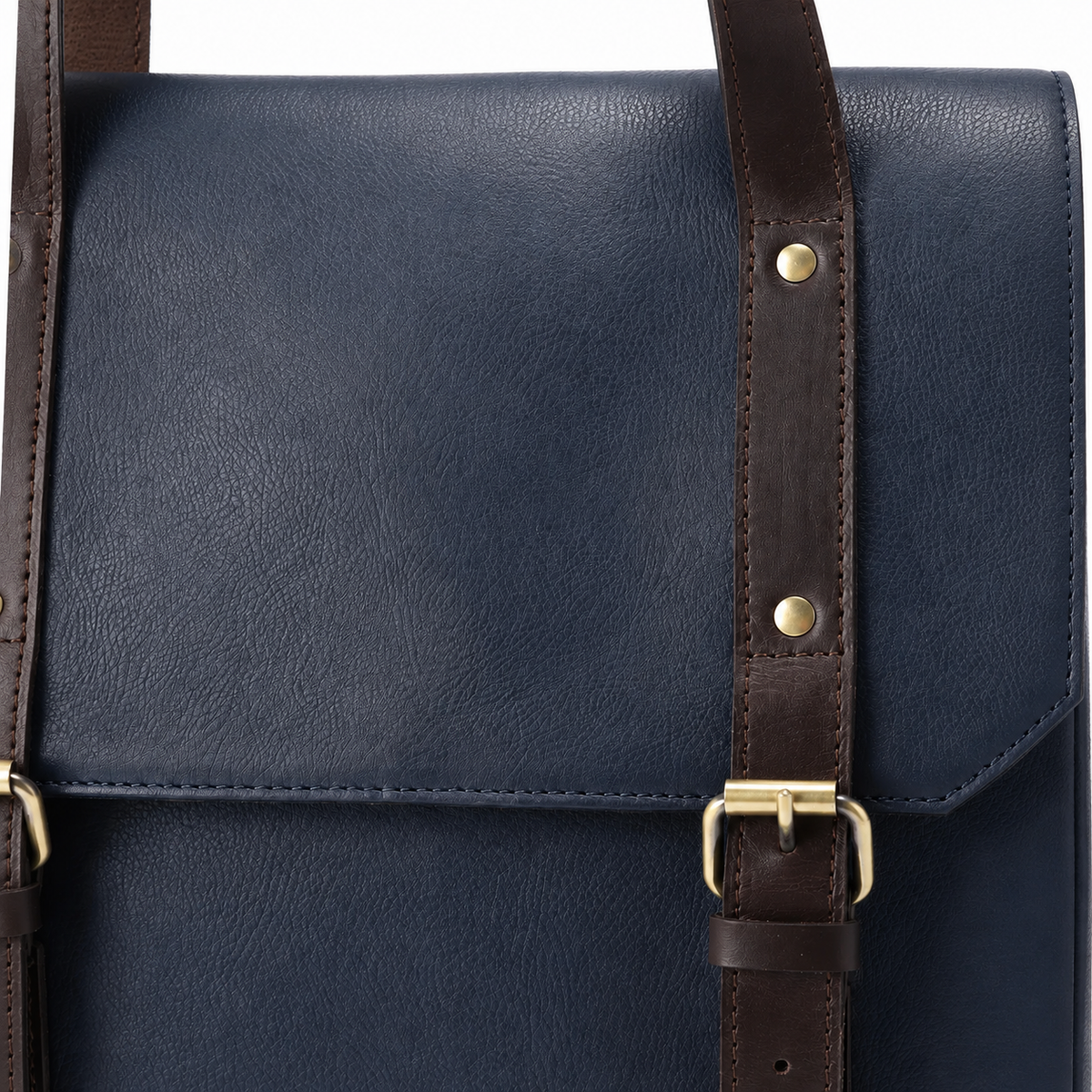 Genuine Leather Laptop Messenger Bag – Office Travel Satchel