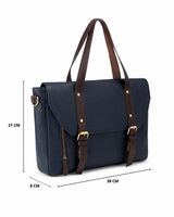 Genuine Leather Laptop Messenger Bag – Office Travel Satchel