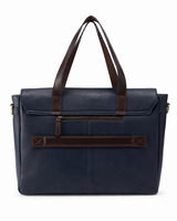 Genuine Leather Laptop Messenger Bag – Office Travel Satchel