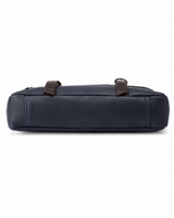 Genuine Leather Laptop Messenger Bag – Office Travel Satchel