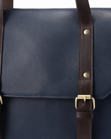 Genuine Leather Laptop Messenger Bag – Office Travel Satchel