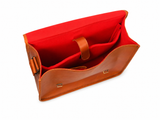 Genuine Leather Messenger Bag – Classic Laptop Satchel Shoulder Bag
