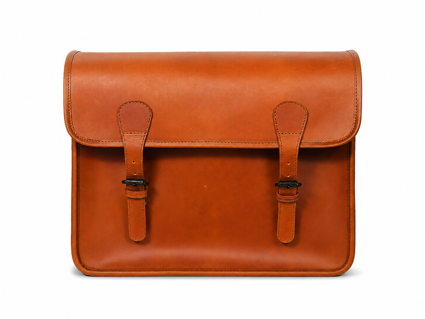 Genuine Leather Messenger Bag – Classic Laptop Satchel Shoulder Bag