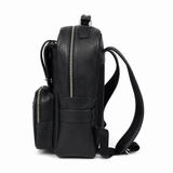 Premium Leather Laptop Backpack – Professional Travel Work Bag