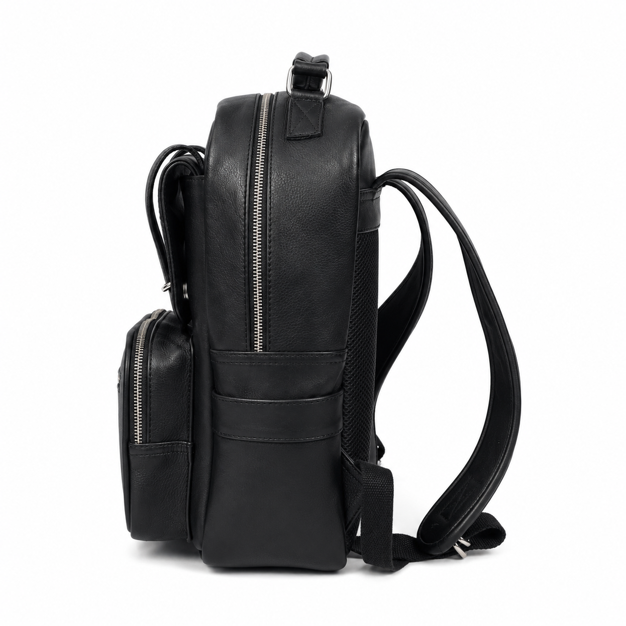 Premium Leather Laptop Backpack – Professional Travel Work Bag