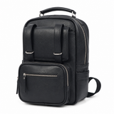 Premium Leather Laptop Backpack – Professional Travel Work Bag