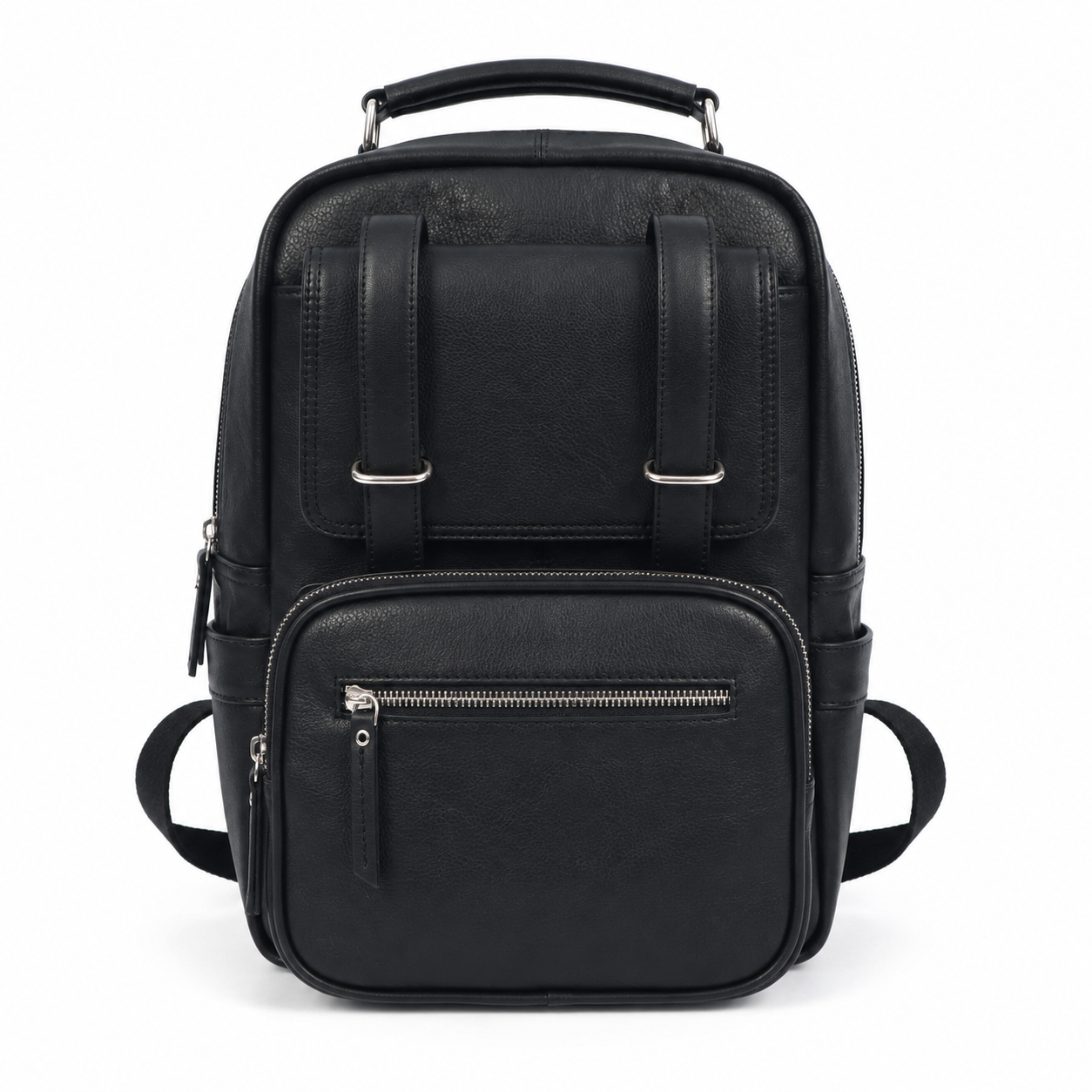 Premium Leather Laptop Backpack – Professional Travel Work Bag