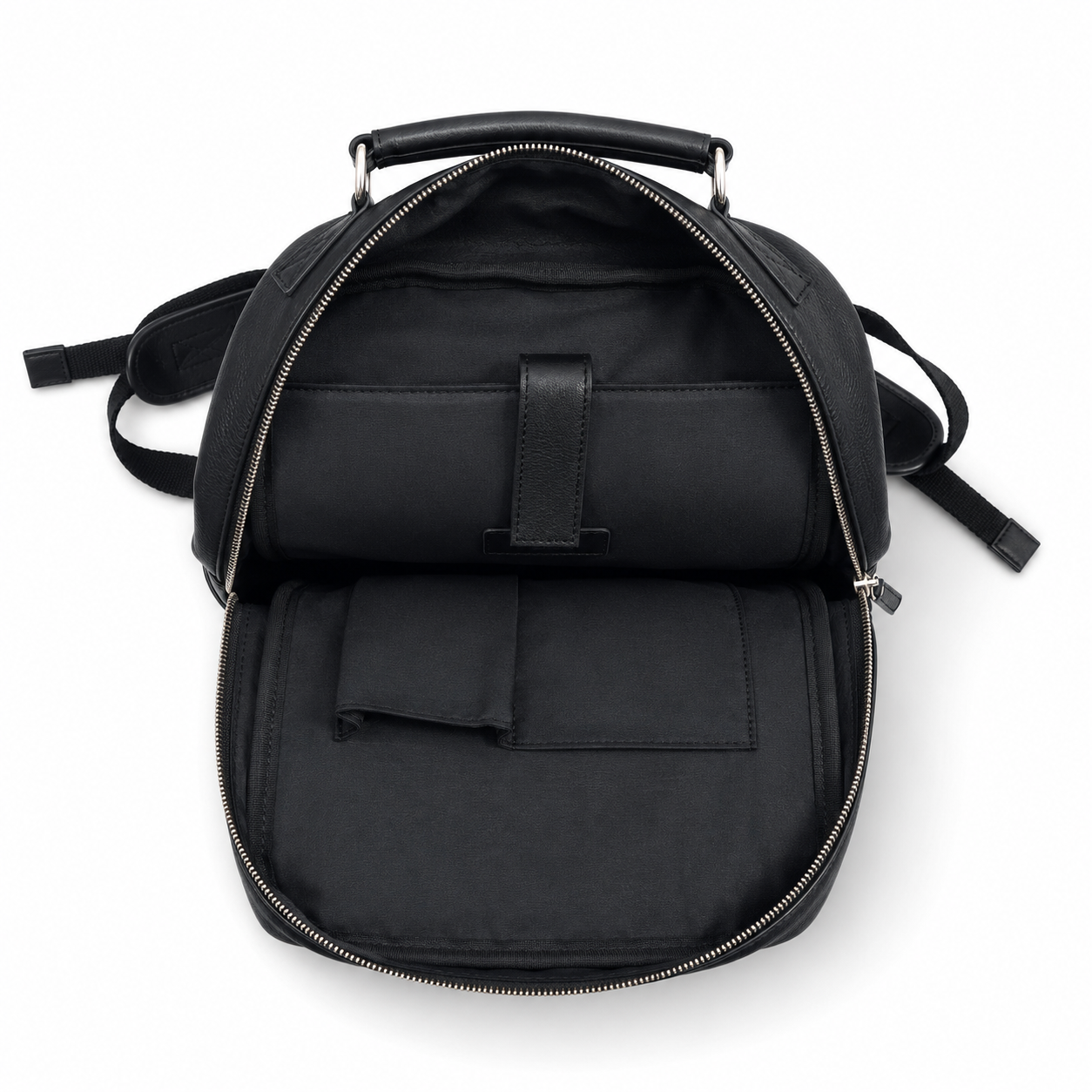 Premium Leather Laptop Backpack – Professional Travel Work Bag