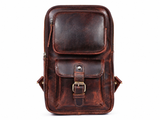 Genuine Leather Crossbody Sling Bag – Vintage Travel Shoulder Bag