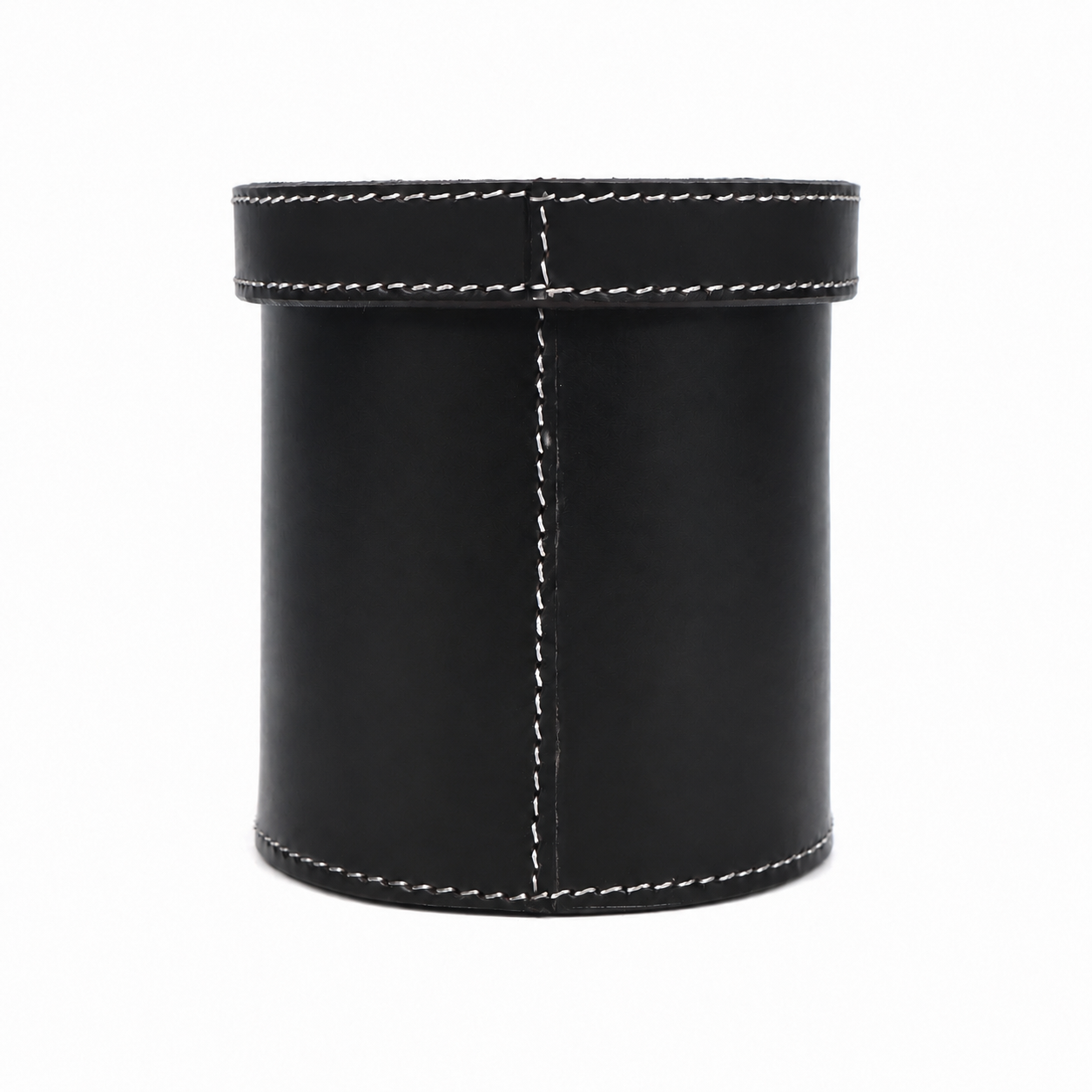 Genuine Leather Storage Box with Lid – Desk Organizer & Gift Decor