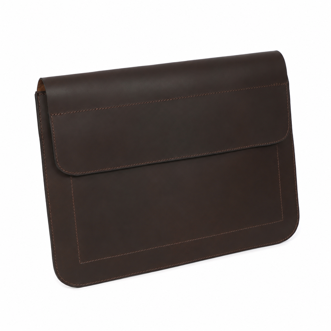 Leather iPad Sleeve – Magnetic Flap Tablet Case with Suede Lining