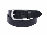 Genuine Leather Waist Belt with Durable Metal Buckle for Formal & Casual Wear