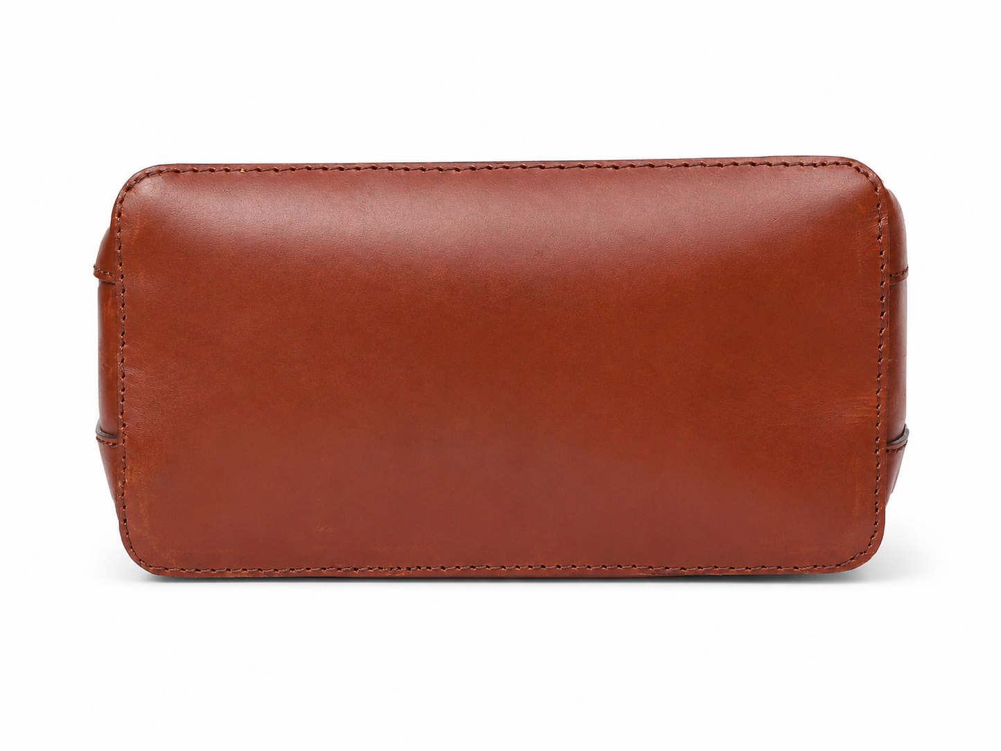 Leather Top Handle Sling Bag – Elegant Shoulder Bag with Gold Hardware