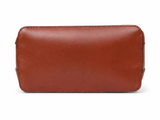 Leather Top Handle Sling Bag – Elegant Shoulder Bag with Gold Hardware