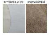 Custom Full-Grain Leather Sofa Cushion Cover – Made-to-Measure Seat Cover