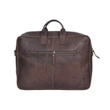 Vintage Leather Laptop Messenger Bag – Men’s Shoulder Satchel