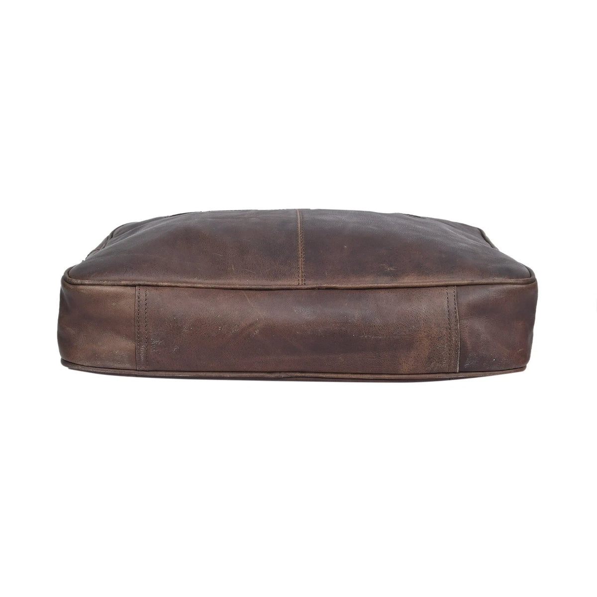 Vintage Leather Laptop Messenger Bag – Men’s Shoulder Satchel