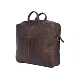 Vintage Leather Laptop Messenger Bag – Men’s Shoulder Satchel