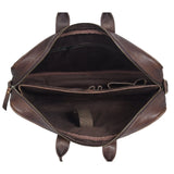 Vintage Leather Laptop Messenger Bag – Men’s Shoulder Satchel